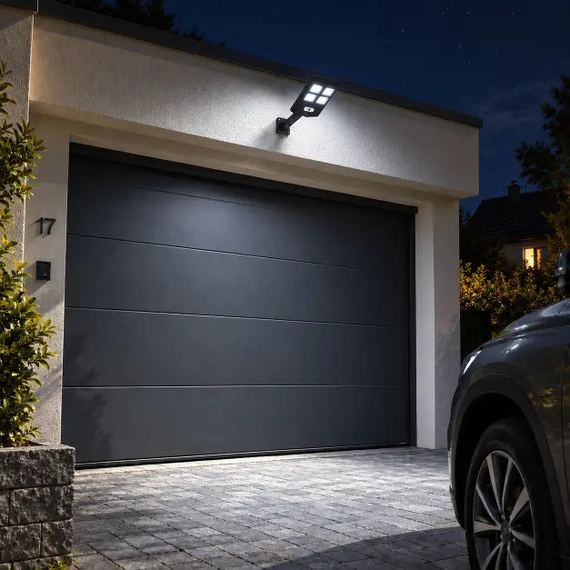 Lampadaire Solaire Mural Compact - 450 Lumens