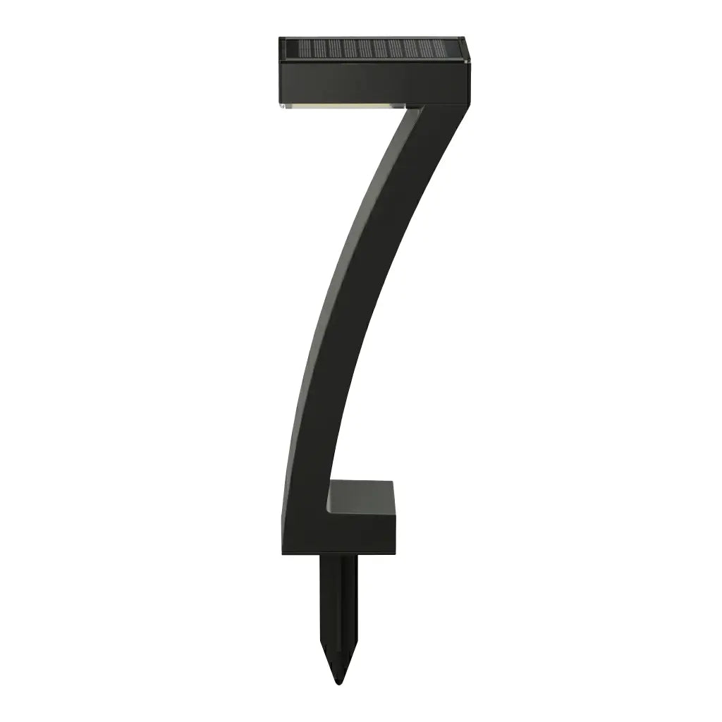 Borne Solaire Design en "7" - Noir