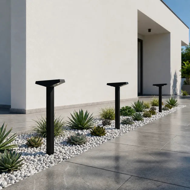 Borne Solaire Design en T - Hauteur Modulable