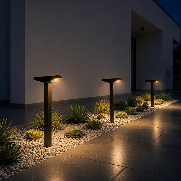 Borne Solaire Design en T - Hauteur Modulable