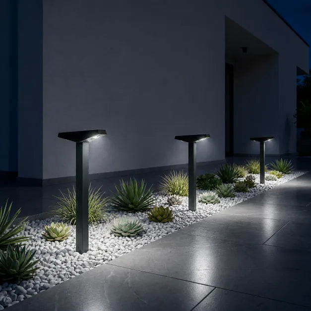 Borne Solaire Design en T - Hauteur Modulable