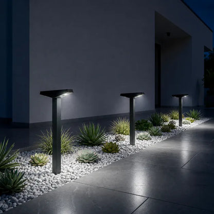 Borne Solaire Design en T - Hauteur Modulable