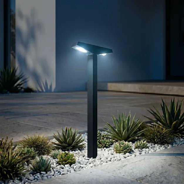 Borne Solaire Design en T - Hauteur Modulable