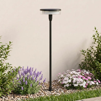 Borne Solaire Disque Oscillant - Tige Noir Mat