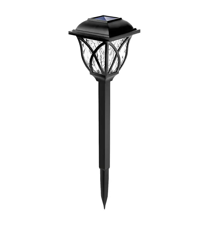 Borne Solaire Lanterne Victorienne - Noir Mat