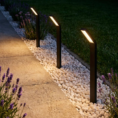 Borne Solaire Tête Inclinée - 3 Températures de Lumière