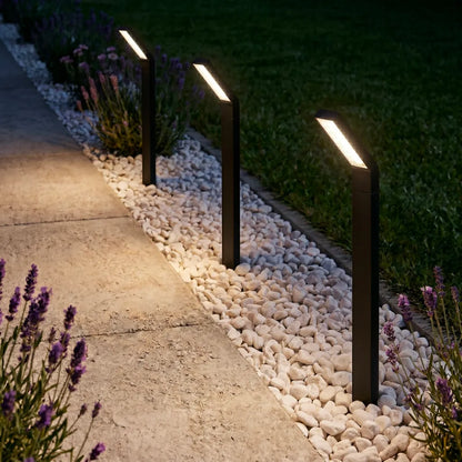 Borne Solaire Tête Inclinée - 3 Températures de Lumière
