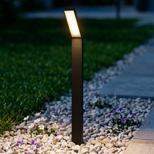Borne Solaire Tête Inclinée - 3 Températures de Lumière