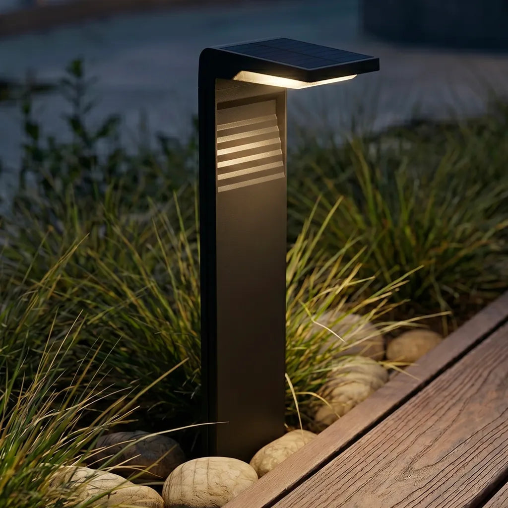 Borne Solaire Profil Visière - Noir Mat Strié