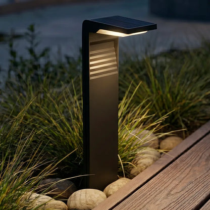 Borne Solaire Profil Visière - Noir Mat Strié