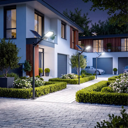Lampadaire Solaire Extérieur Puissant - 1500 Lumens