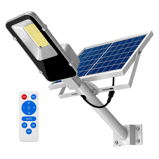 Lampadaire Solaire Panneau Déporté - 700 Lumens