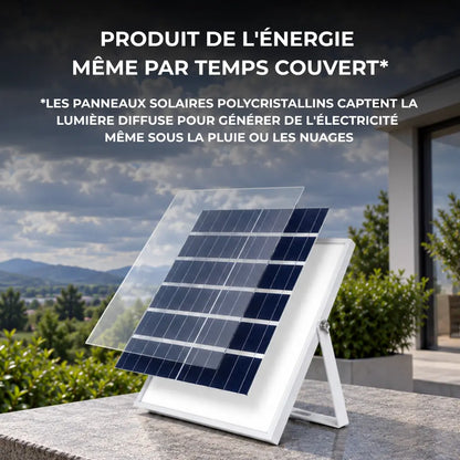 Lampadaire Solaire Panneau Déporté - 700 Lumens