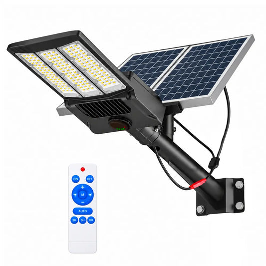 Lampadaire Solaire Professionnel Haute Puissance - 2500 Lumens