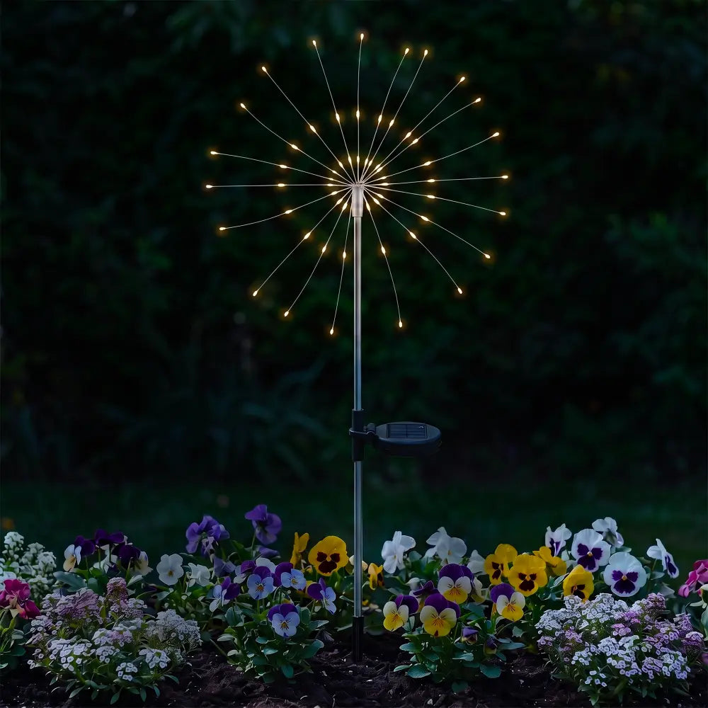 Lampe Solaire de Jardin Feu d’Artifice