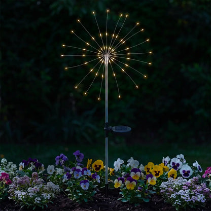 Lampe Solaire de Jardin Feu d’Artifice