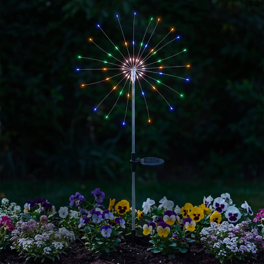 Lampe Solaire de Jardin Feu d’Artifice