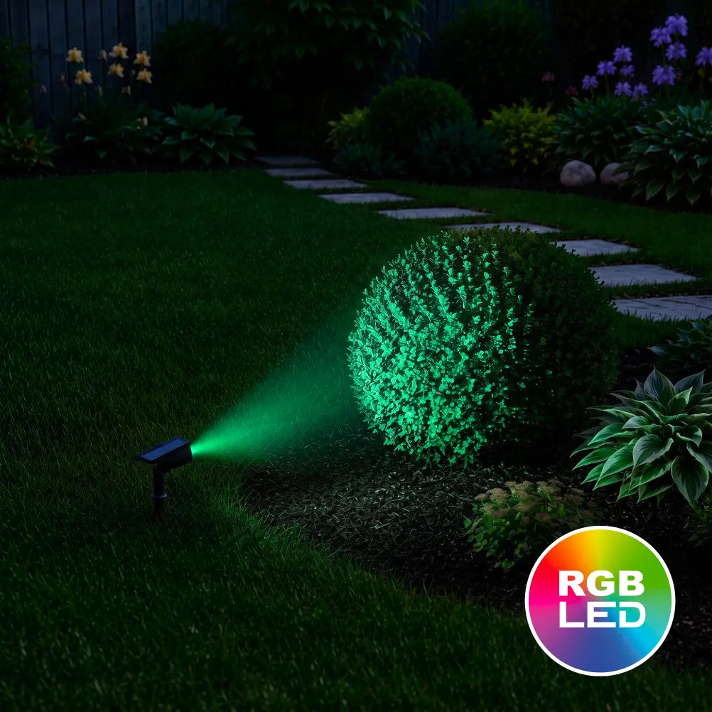 Spot Solaire 7 LED - Sol et Mur