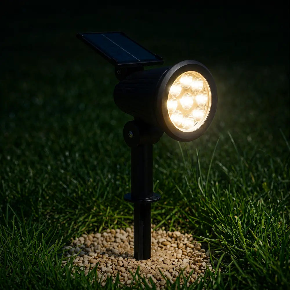 Spot Solaire 9 LED - 3 Intensités