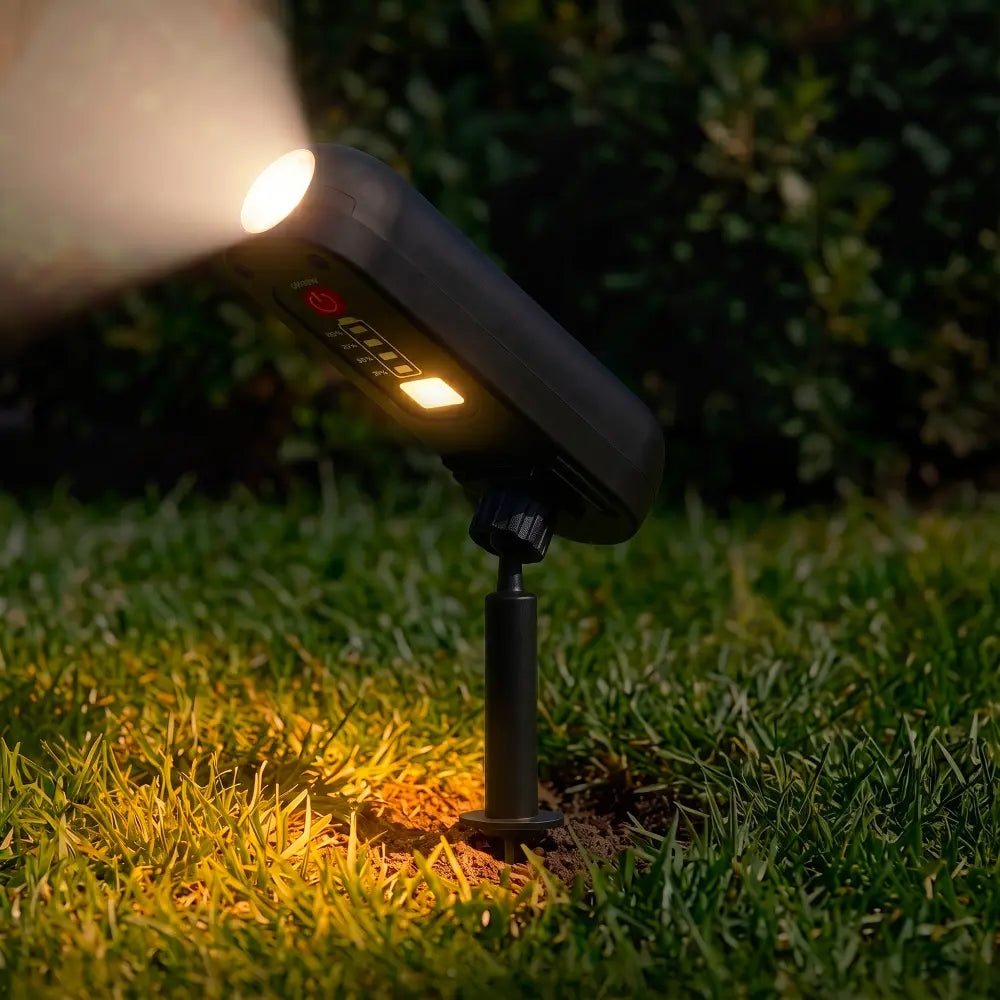 Spot Solaire Orientable 360° - Vert ou Blanc Chaud